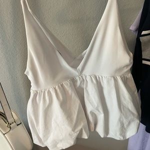 Zara White Tanktop